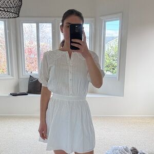 Reformation White Mini Dress